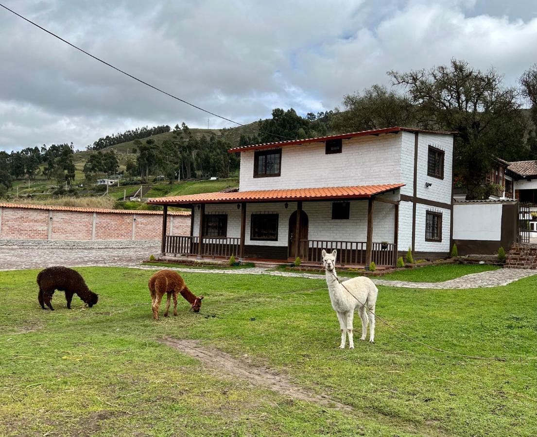 Hacienda Santa Ana Lodging Bed and Breakfast Guamote Exterior foto